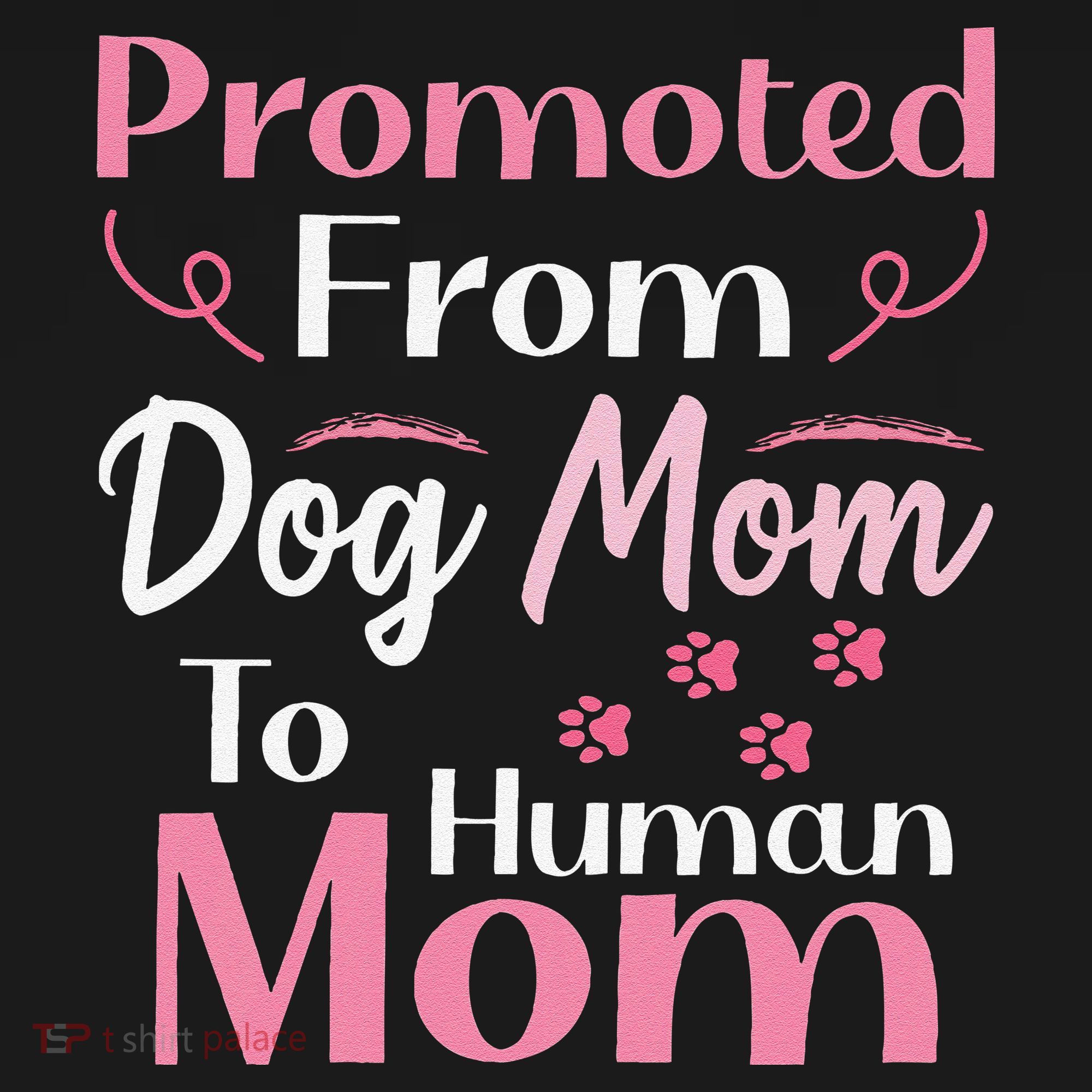 Promoted From Dog Mom To Human Mom MotherS Day Ornament