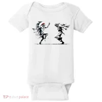 Palestine Freedom Dance Dancing Baby Bodysuit thumb 0