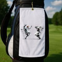 Palestine Freedom Dance Dancing Golf Towel thumb 2