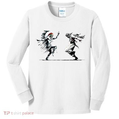 Palestine Freedom Dance Dancing Kids Long Sleeve Shirt