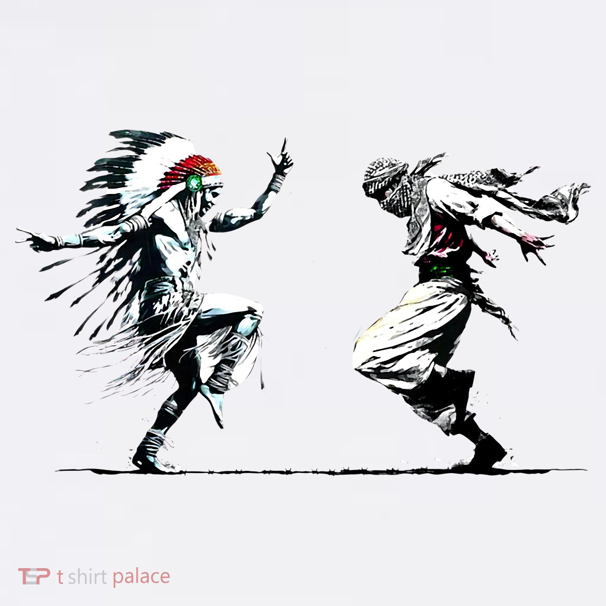 Palestine Freedom Dance Dancing Kids Long Sleeve Shirt