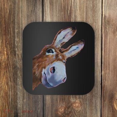Peachbruh Funny Donkey Art Donkey Head Smile Eagerly Donkey Coaster