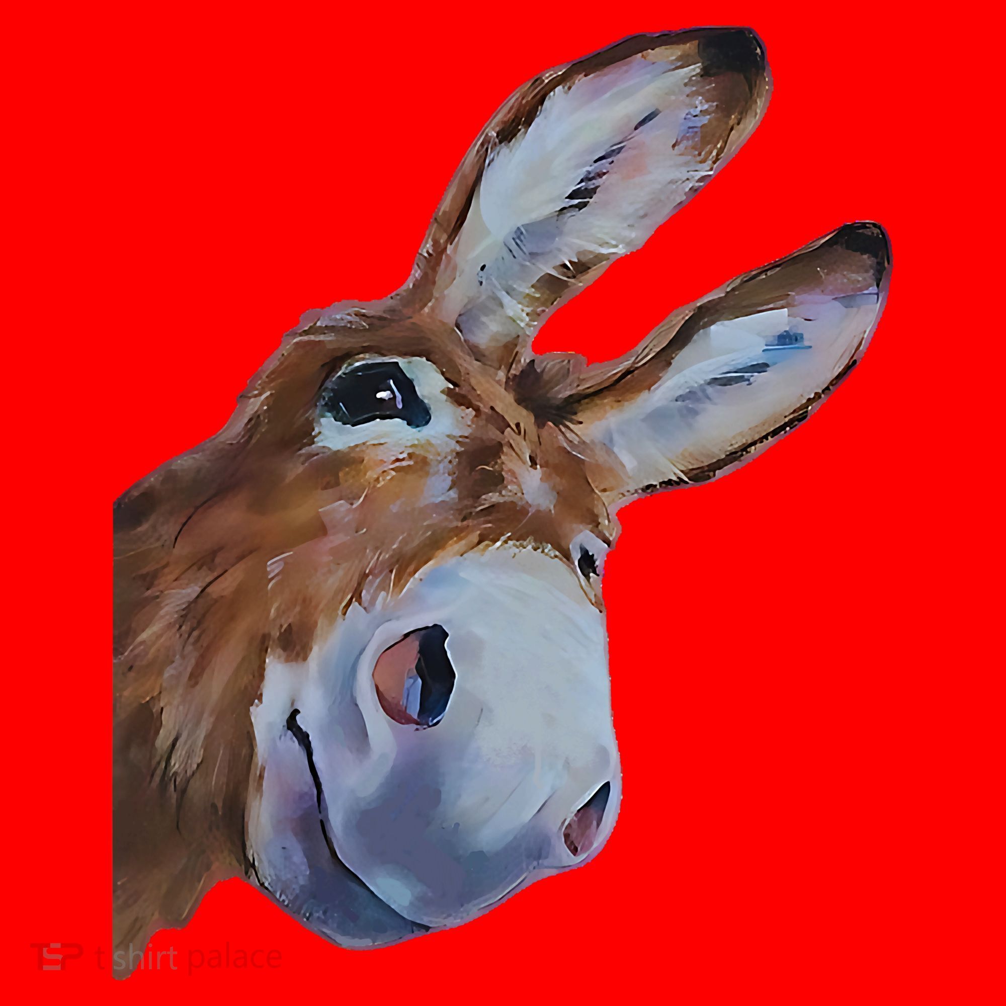 Peachbruh Funny Donkey Art Donkey Head Smile Eagerly Donkey Santa Hat