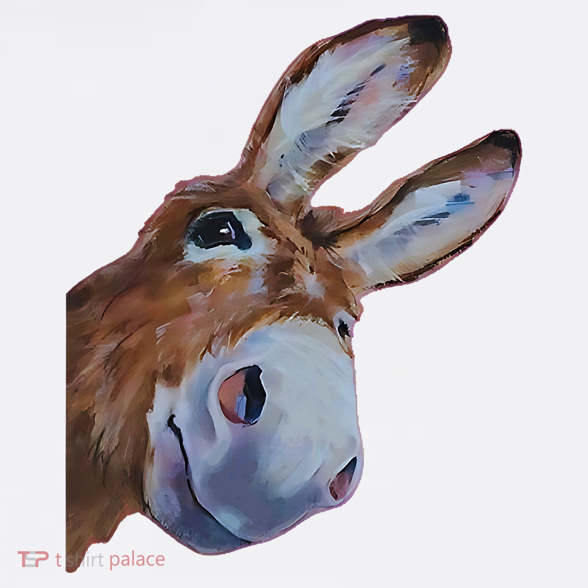 Peachbruh Funny Donkey Art Donkey Head Smile Eagerly Donkey Apron