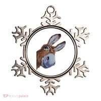 Peachbruh Funny Donkey Art Donkey Head Smile Eagerly Donkey Ornament thumb 0