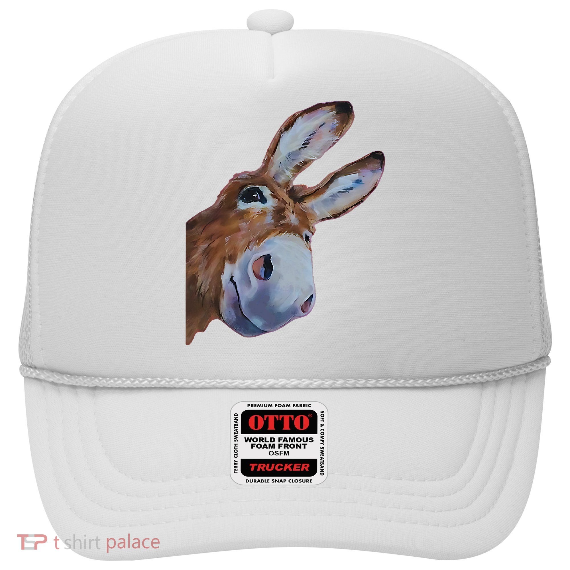 Peachbruh Funny Donkey Art Donkey Head Smile Eagerly Donkey Hat