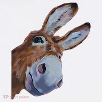 Peachbruh Funny Donkey Art Donkey Head Smile Eagerly Donkey Hat thumb 2