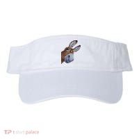 Peachbruh Funny Donkey Art Donkey Head Smile Eagerly Donkey Visor thumb 0