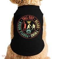 Perfect For Dude Tall Guy Beard Twins Purple Hoser Doggie Tank thumb 0