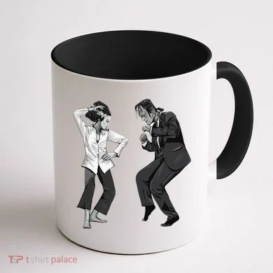 Pulp Frankenstein Dancing Monster Coffee Mug back