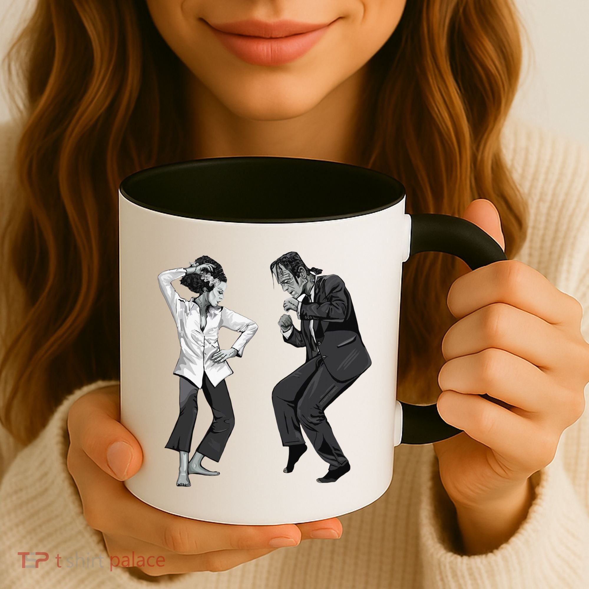 Pulp Frankenstein Dancing Monster Coffee Mug