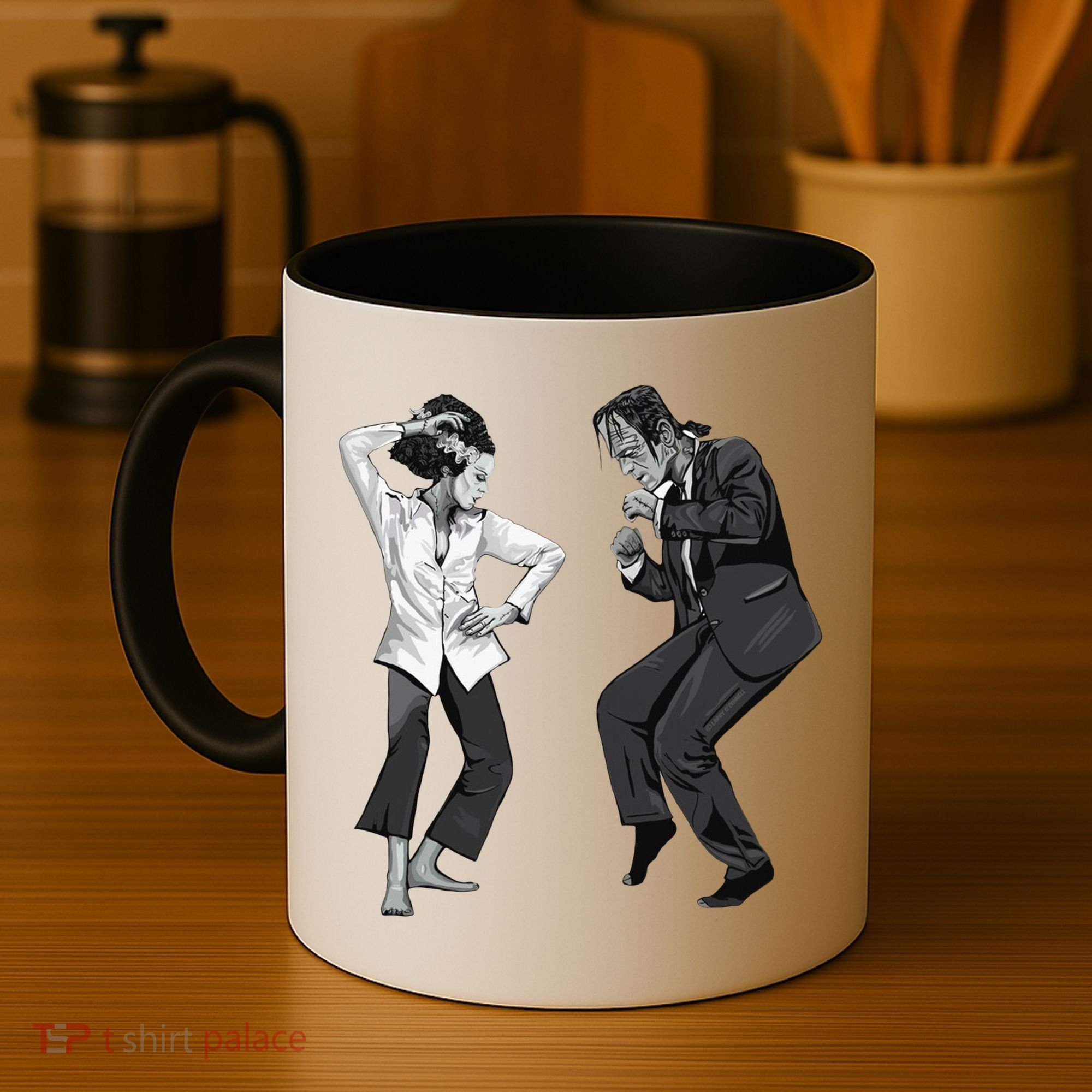 Pulp Frankenstein Dancing Monster Coffee Mug