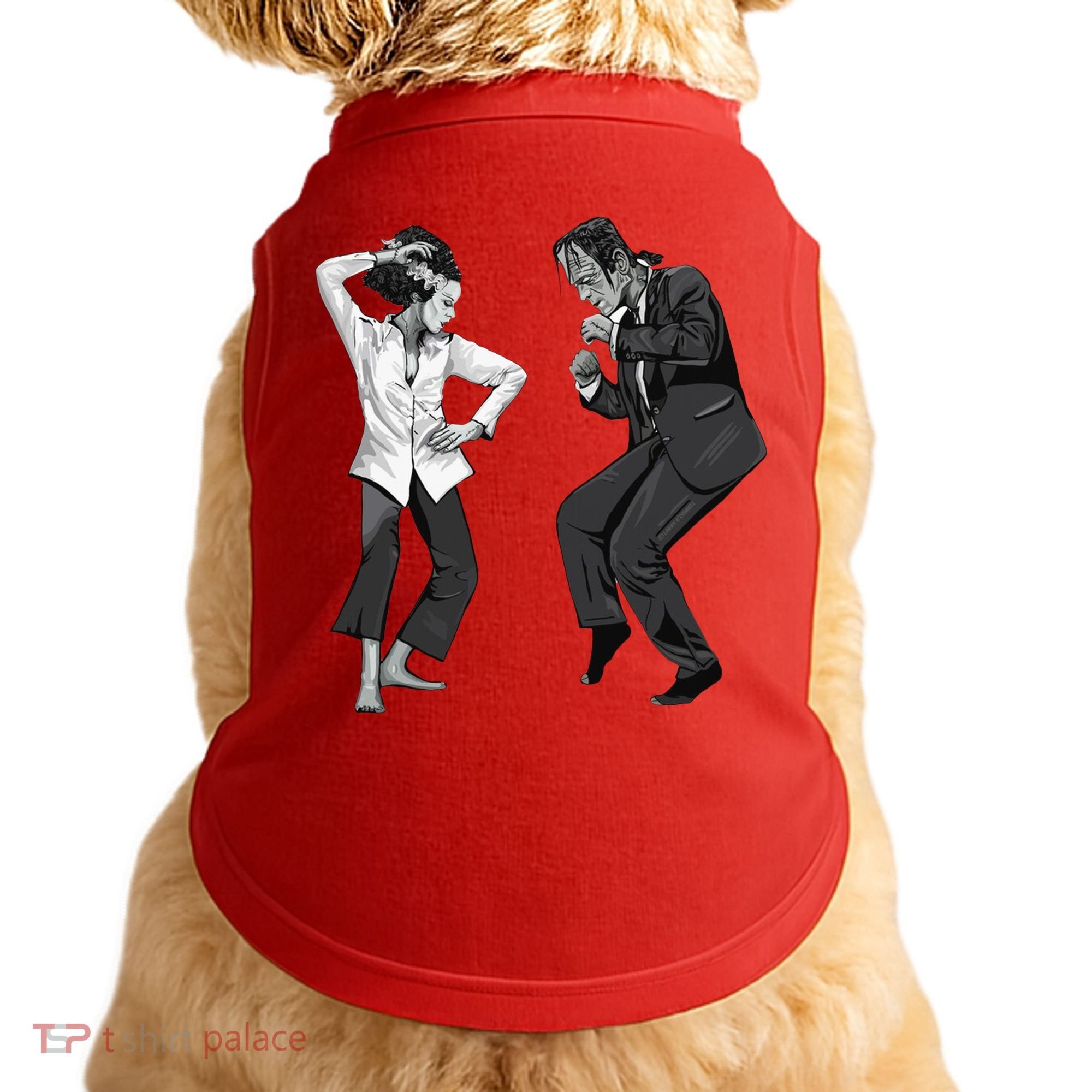 Pulp Frankenstein Dancing Monster Doggie Tank