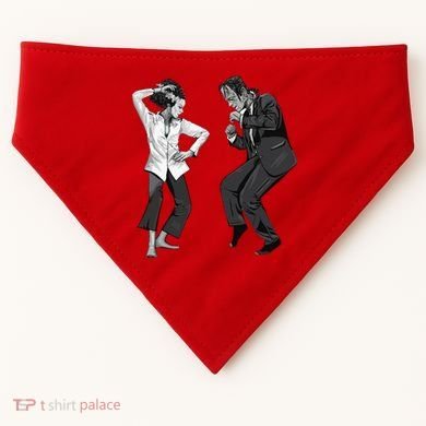 Pulp Frankenstein Dancing Monster USA-Made Doggie Bandana
