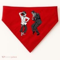 Pulp Frankenstein Dancing Monster USA-Made Doggie Bandana thumb 0