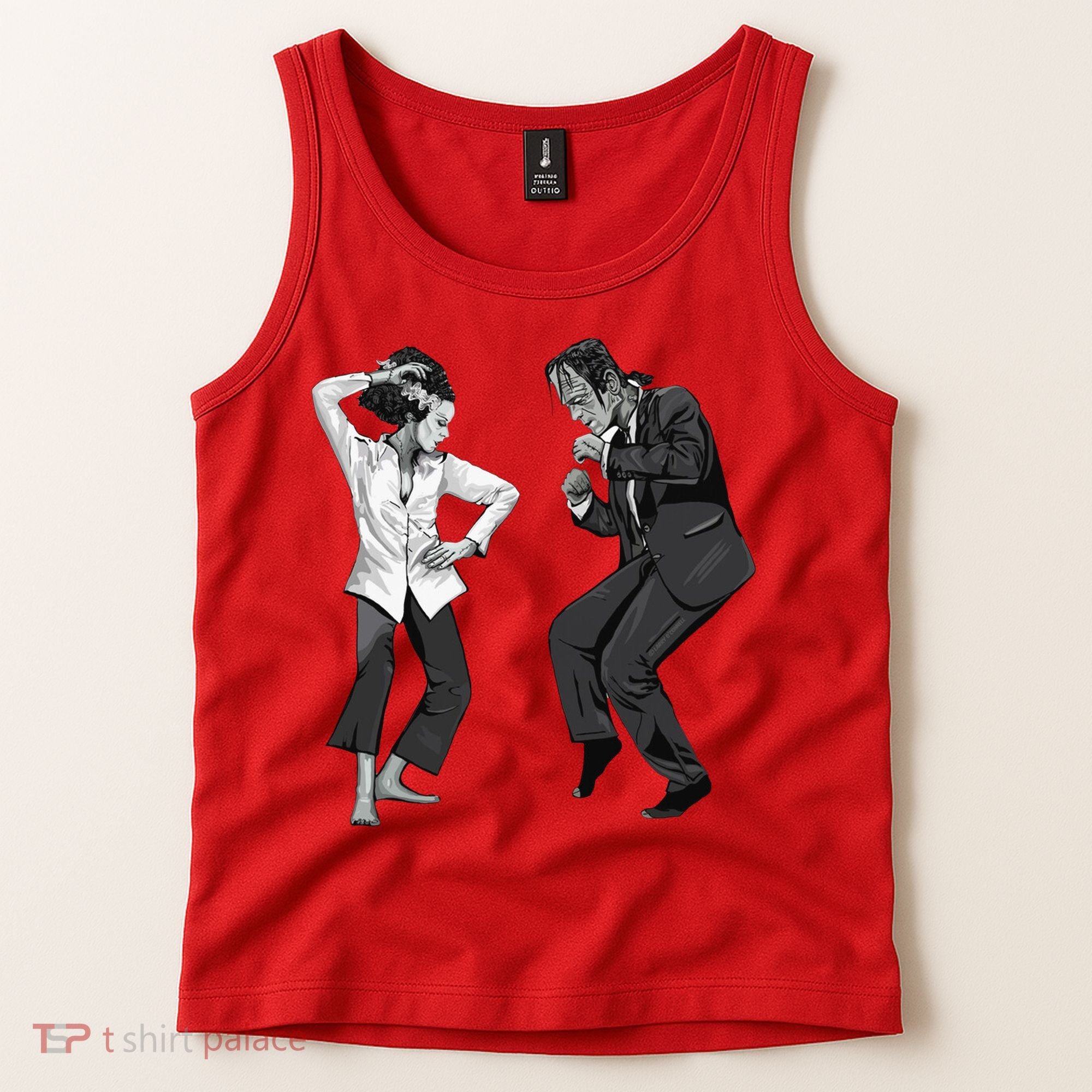 Pulp Frankenstein Dancing Monster Tank Top