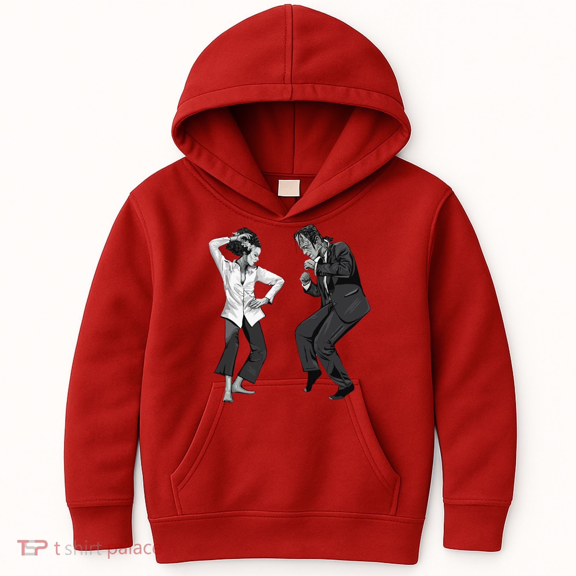 Pulp Frankenstein Dancing Monster Kids Hoodie
