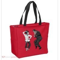 Pulp Frankenstein Dancing Monster Tote Bag thumb 2