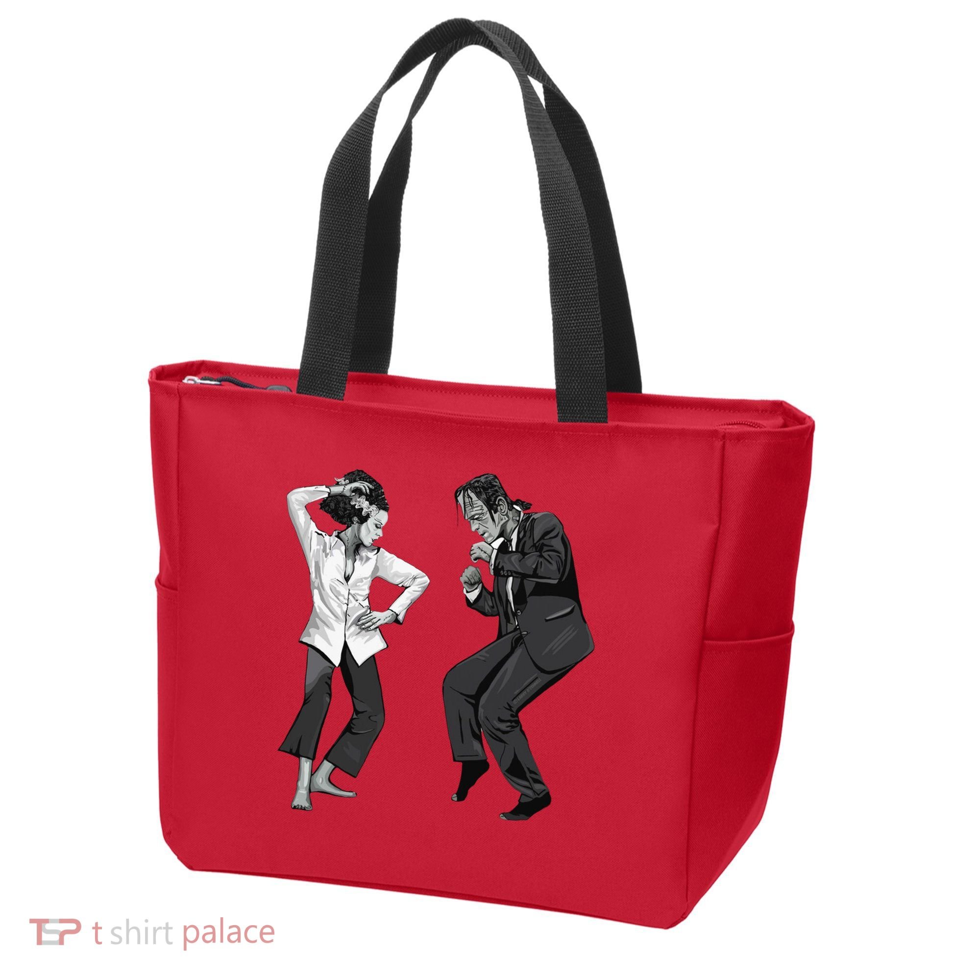 Pulp Frankenstein Dancing Monster Tote Bag