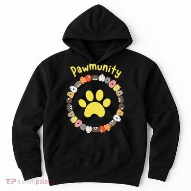 Pawmunity Funny Dog Lover's Hoodie