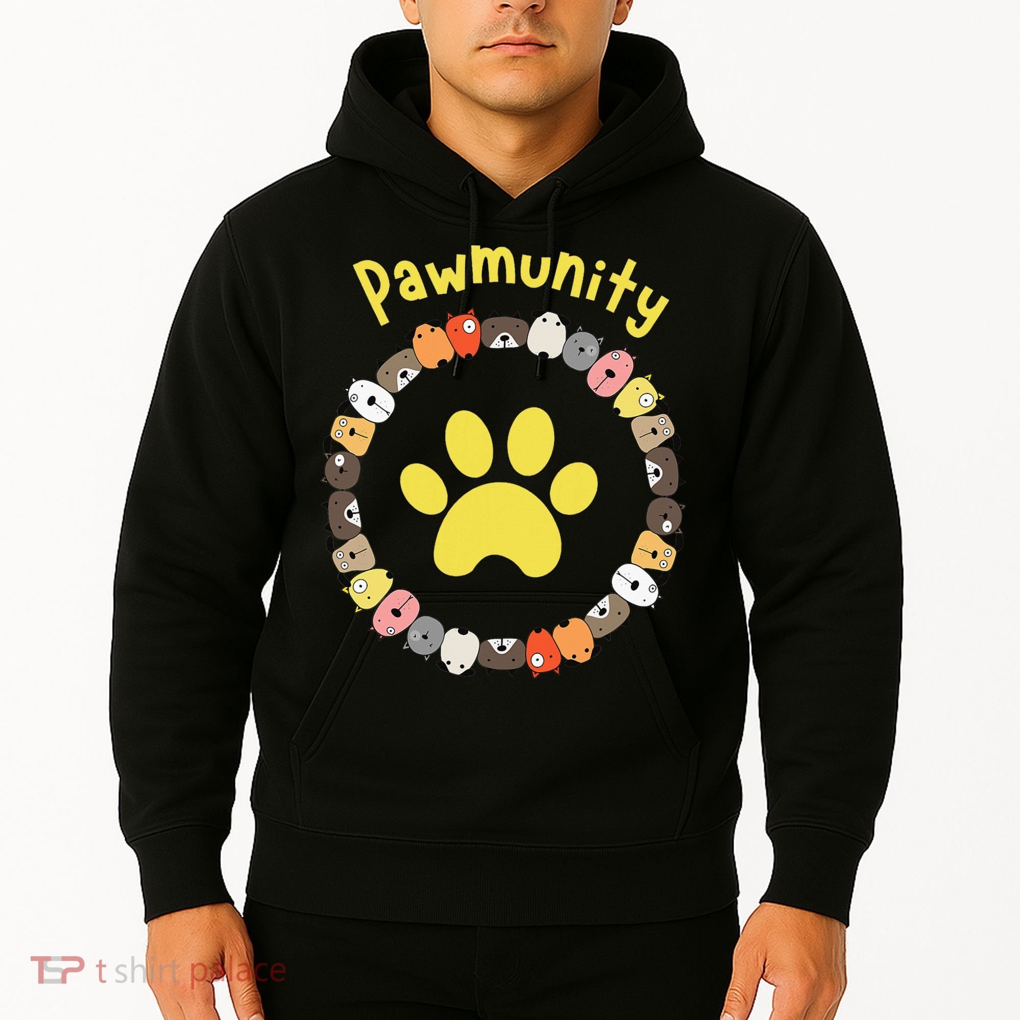 Pawmunity Funny Dog Lover's Hoodie