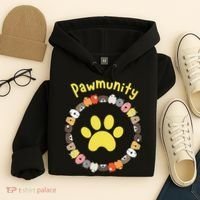 Pawmunity Funny Dog Lover's Hoodie thumb 4