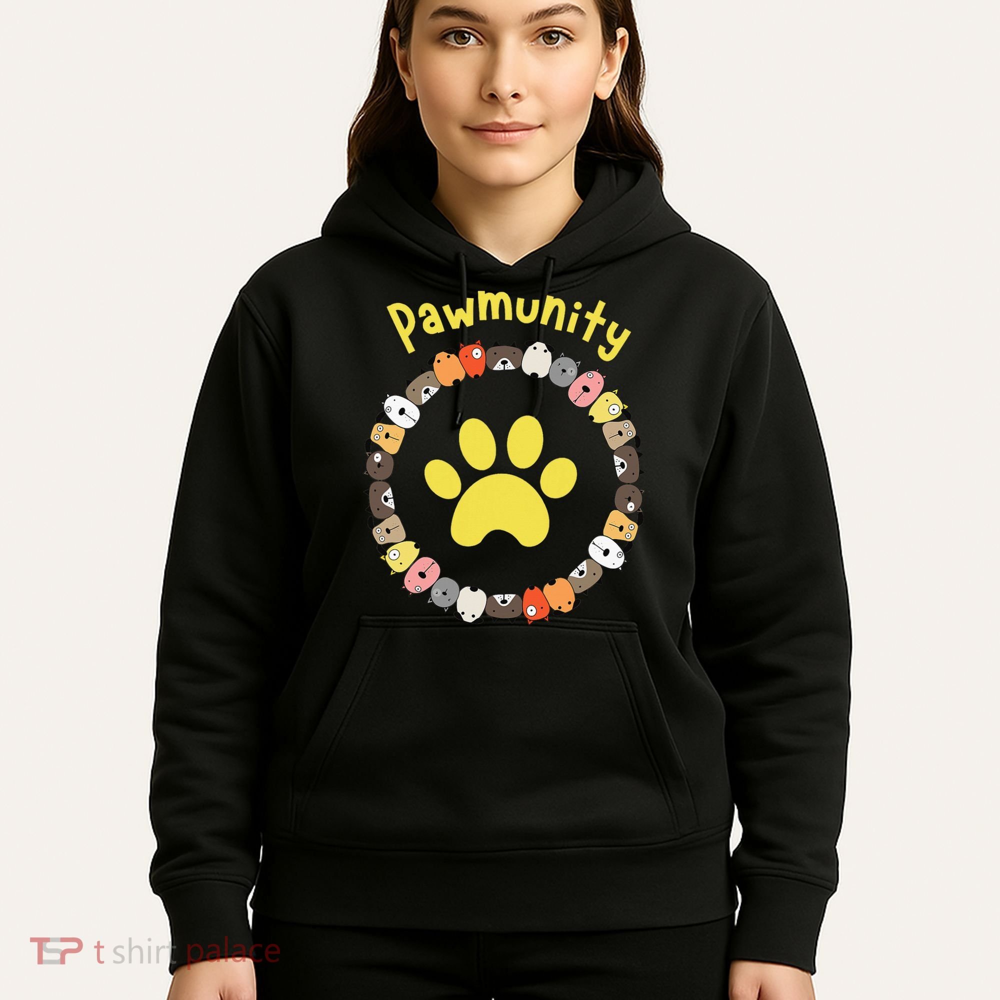 Pawmunity Funny Dog Lover's Hoodie