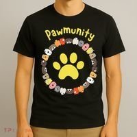Pawmunity Funny Dog Lover's T-Shirt thumb 3