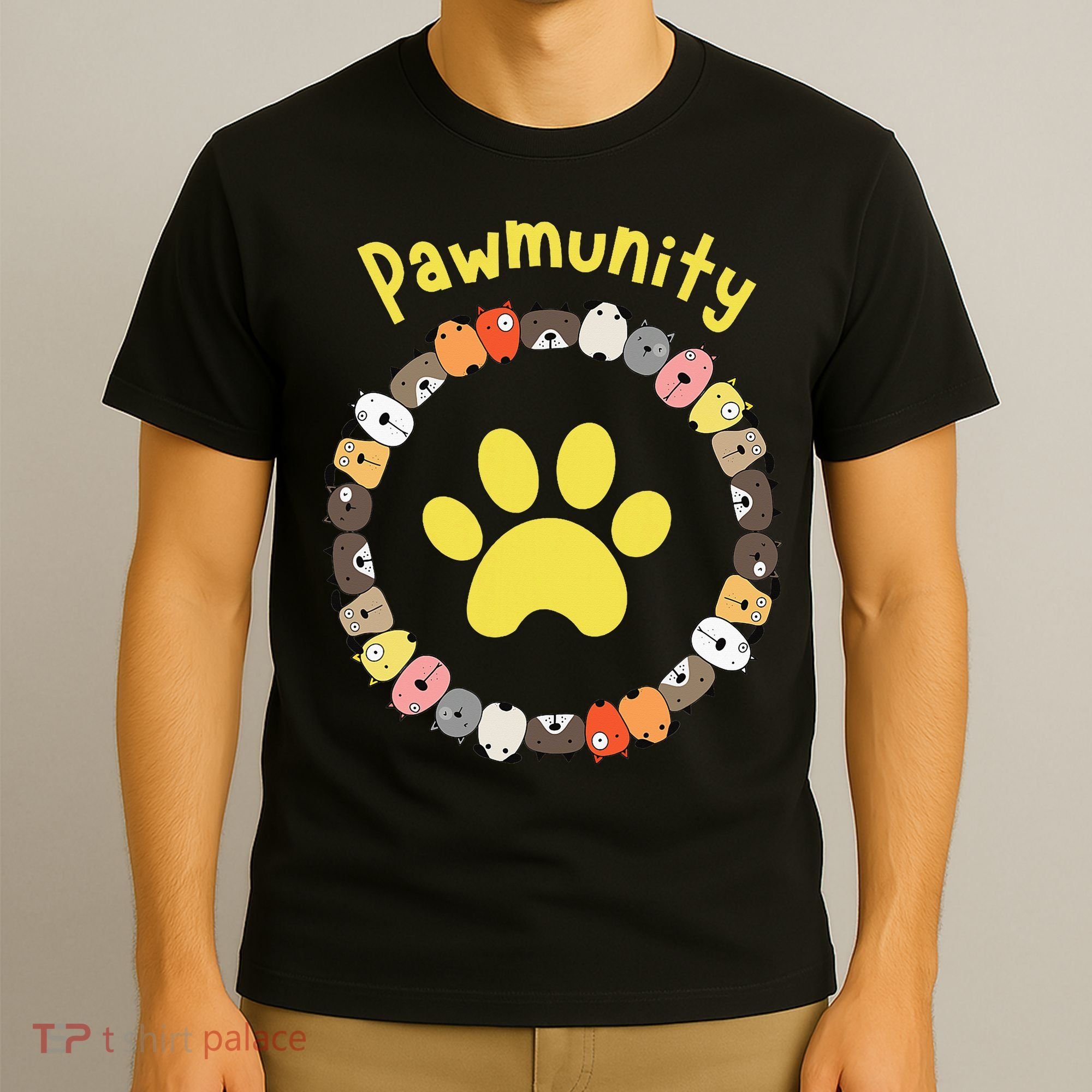 Pawmunity Funny Dog Lover's T-Shirt