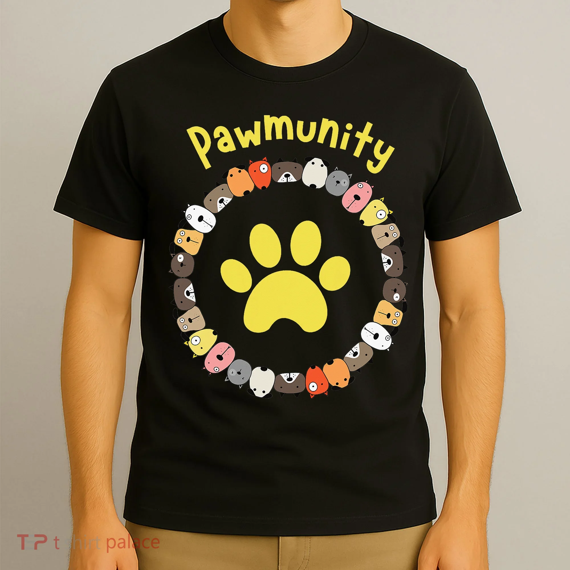 Pawmunity Funny Dog Lover's T-Shirt