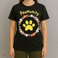 Pawmunity Funny Dog Lover's T-Shirt thumb 4