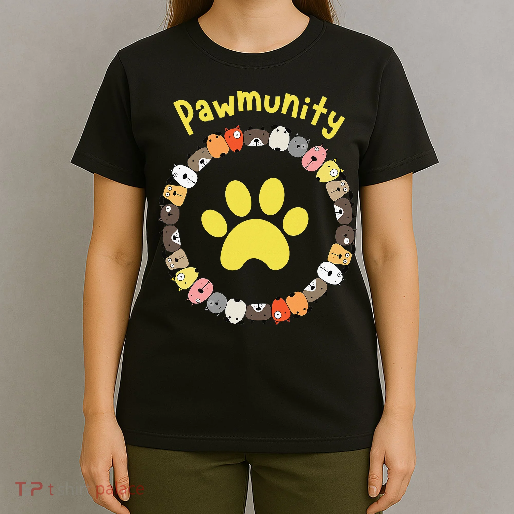 Pawmunity Funny Dog Lover's T-Shirt
