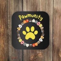 Pawmunity Funny Dog Lover's Coaster thumb 0