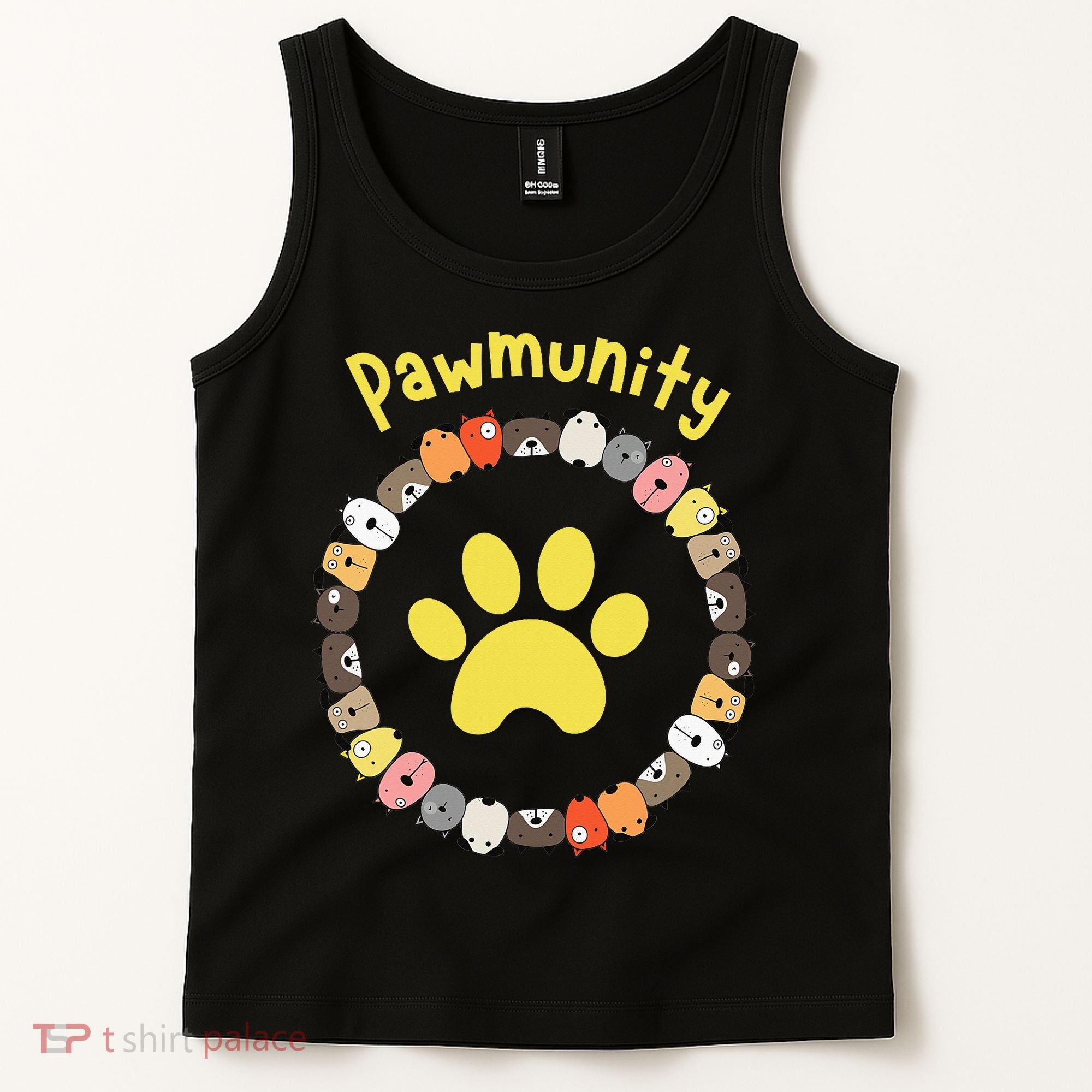 Pawmunity Funny Dog Lover's Tank Top