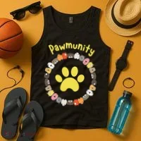 Pawmunity Funny Dog Lover's Tank Top thumb 4