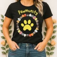 Pawmunity Funny Dog Lover's Women's T-Shirt thumb 2