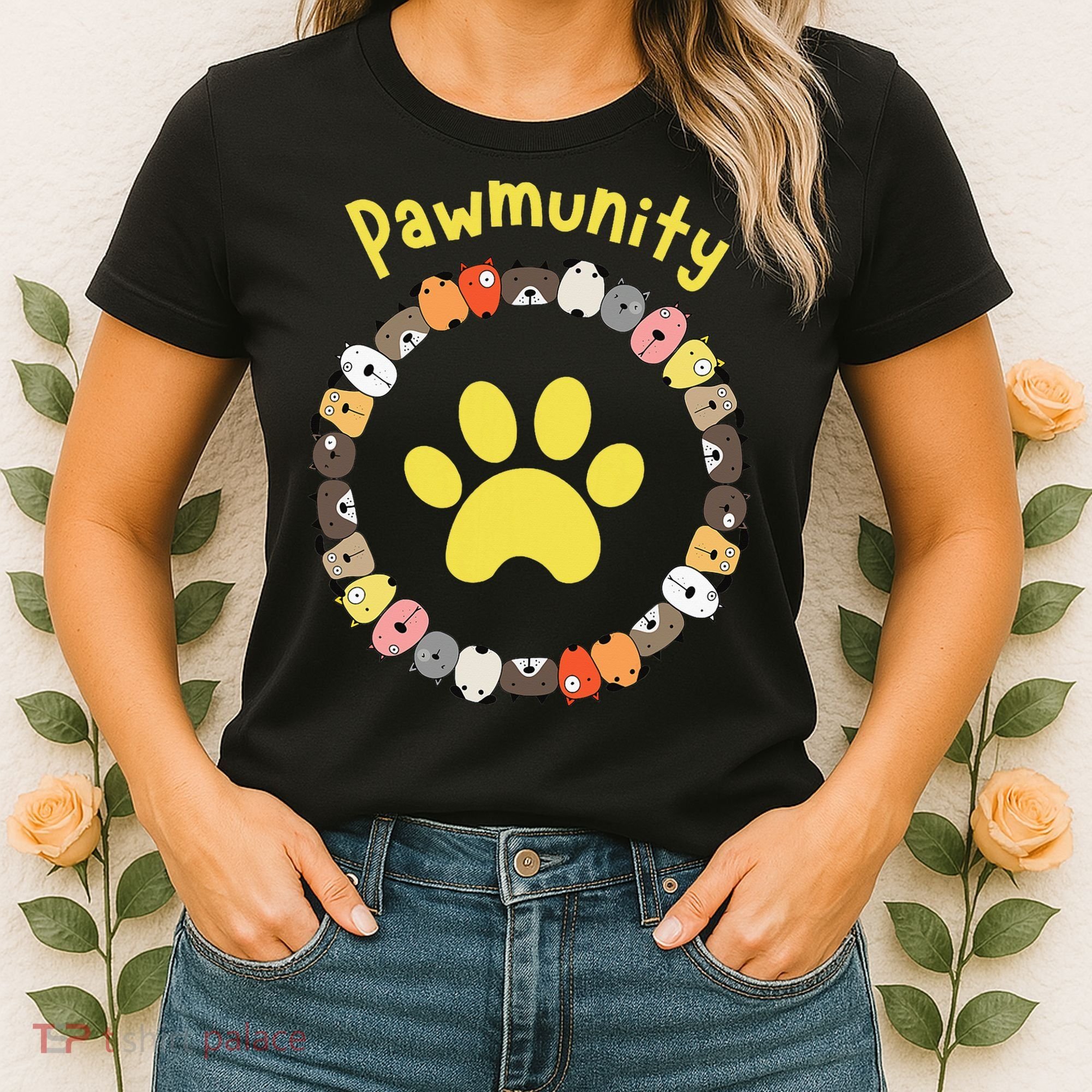 Pawmunity Funny Dog Lover's Women's T-Shirt