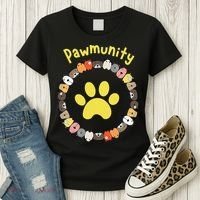 Pawmunity Funny Dog Lover's Women's T-Shirt thumb 3