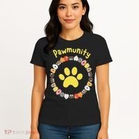 Pawmunity Funny Dog Lover's Women's T-Shirt thumb 4