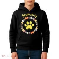 Pawmunity Funny Dog Lover's Kids Hoodie thumb 4