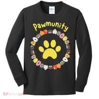 Pawmunity Funny Dog Lover's Kids Long Sleeve Shirt thumb 0