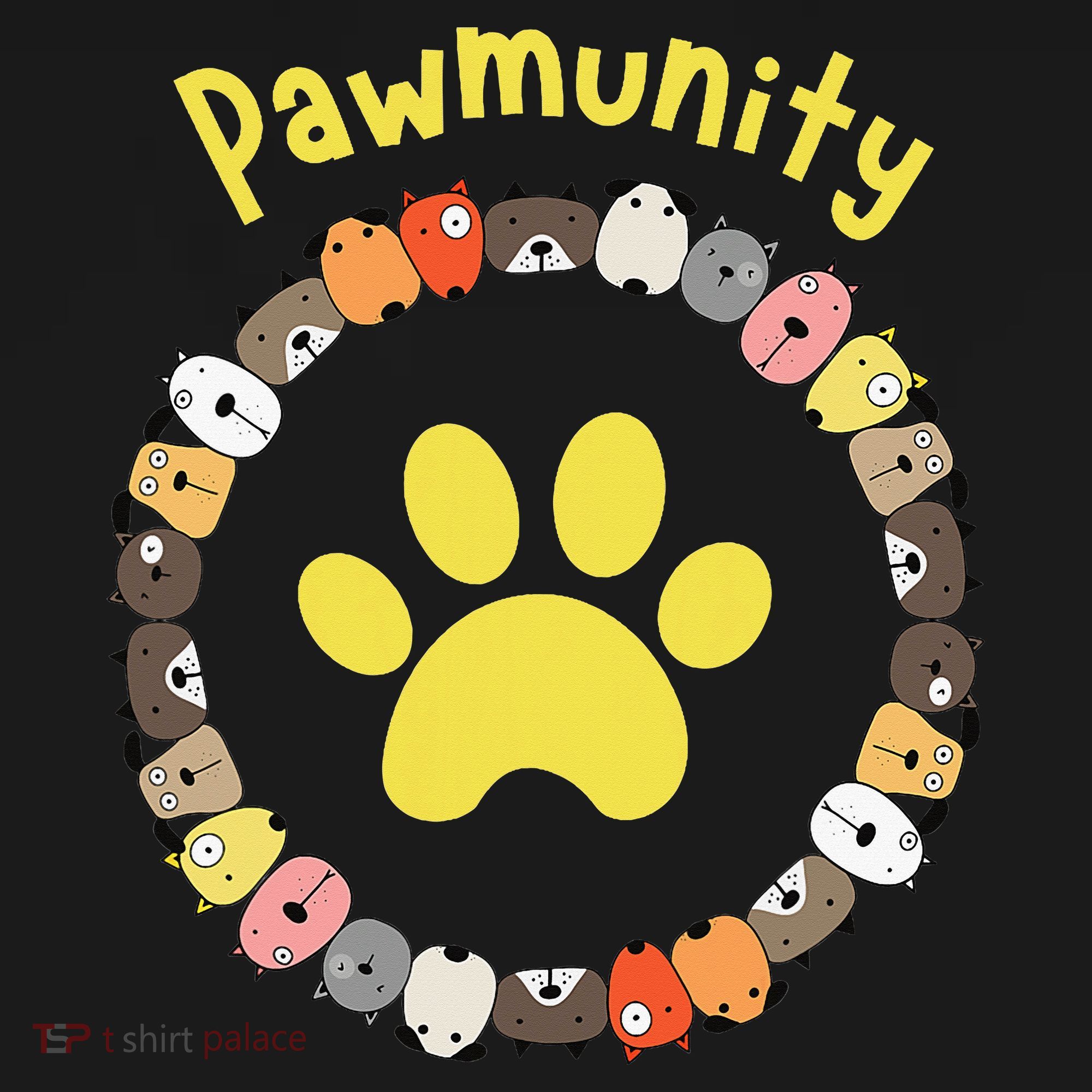 Pawmunity Funny Dog Lover's Kids Long Sleeve Shirt