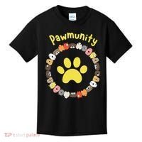 Pawmunity Funny Dog Lover's Kids T-Shirt thumb 0