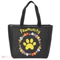 Pawmunity Funny Dog Lover's Tote Bag thumb 0