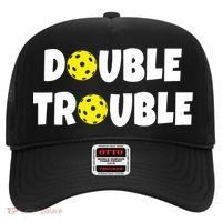 Pickleball Funny Double Trouble Team TShirt Hat thumb 0
