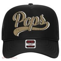 Pops For Dad And Fathers Day From Daughter Or Son Great Gift Hat thumb 0