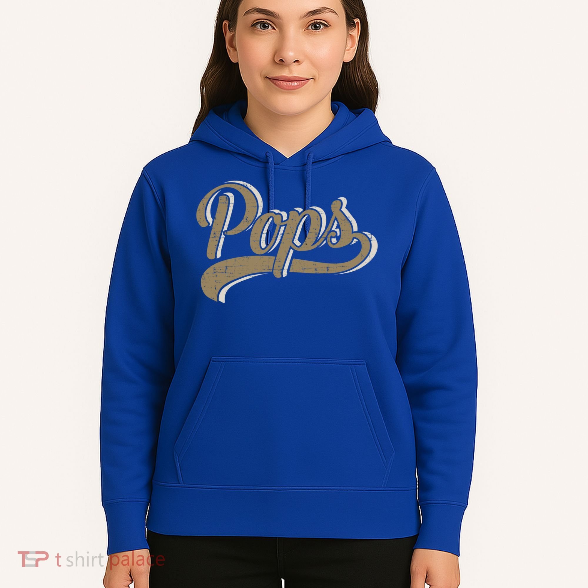 Pops For Dad And Fathers Day From Daughter Or Son Great Gift Hoodie