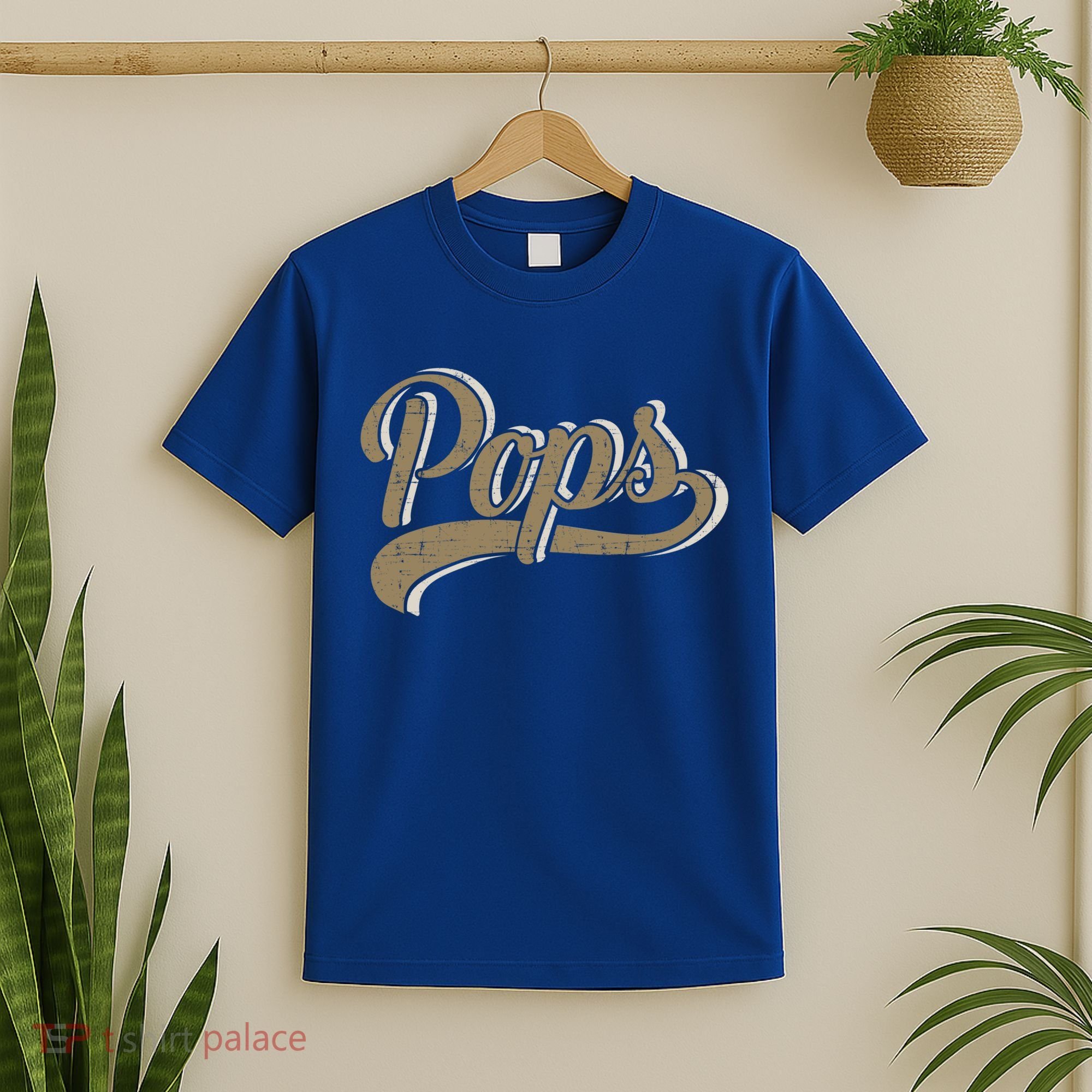Pops For Dad And Fathers Day From Daughter Or Son Great Gift T-Shirt