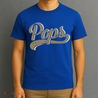 Pops For Dad And Fathers Day From Daughter Or Son Great Gift T-Shirt thumb 3