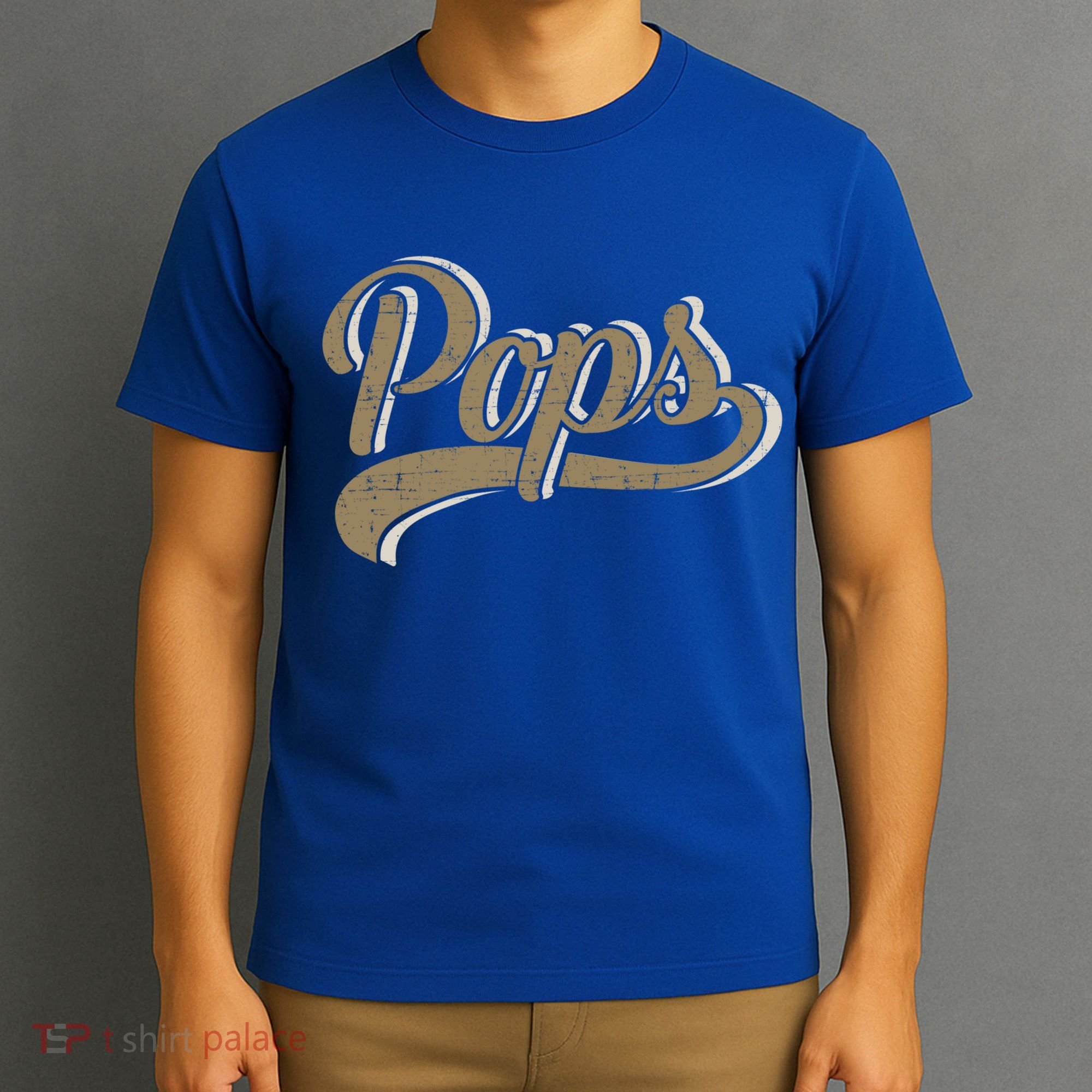 Pops For Dad And Fathers Day From Daughter Or Son Great Gift T-Shirt